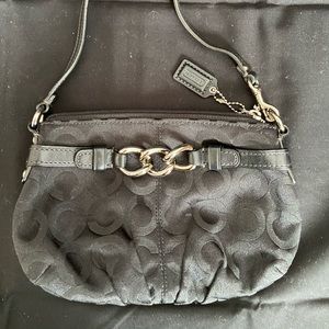 COACH OP ART Black Wristlet